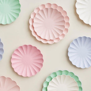 Pale Blue Simply Eco Small Paper Plates - Ellie and Piper