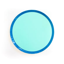 Color Blocked Small Paper Plates - Navy/Blue - Ellie and Piper