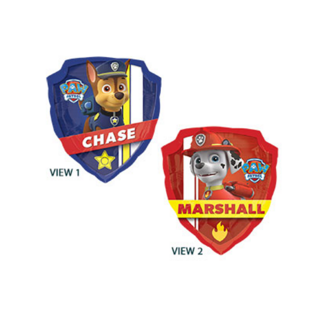 Paw Patrol Balloon - Chase and Marshall - Ellie and Piper