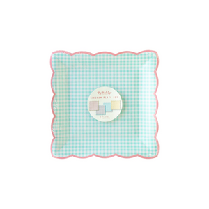 Gingham Plate Set - Ellie and Piper