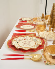 Red And Gold 36pc Assorted Cutlery Set - Ellie and Piper