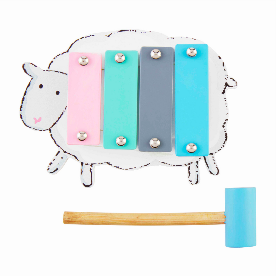 Wooden Sheep Shaped Xylophone - Ellie and Piper